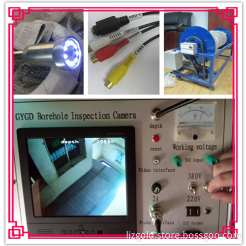 500meter rotary drilling hole camera